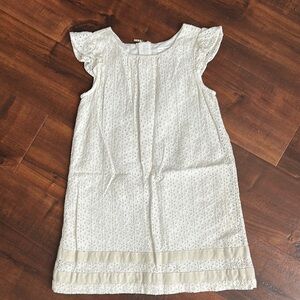 Max Studio Darling Ivory Eyelet Lace Dress, size girls 7!